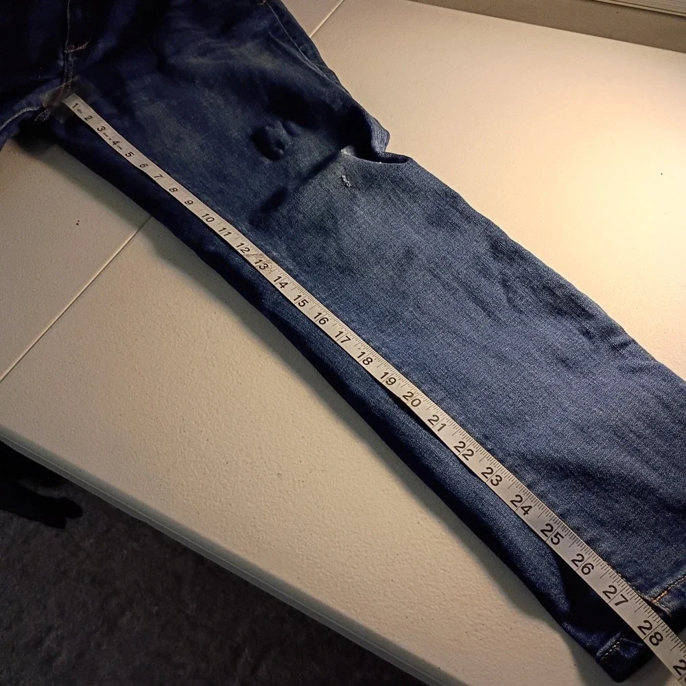 Pilcro and the Letterpress Anthropologie Slim Boyfriend Jeans Medium Wash 30